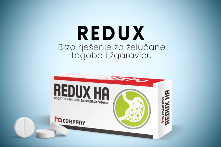Redux HA – Brzo rješenje za želučane tegobe i žgaravicu!